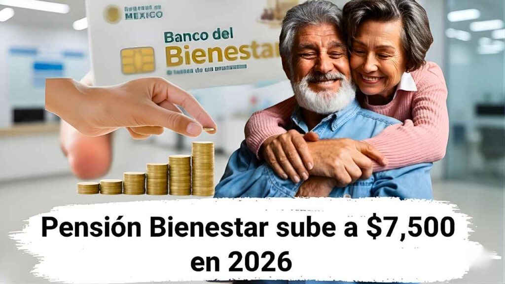 Pensión Bienestar sube a $7,500 en 2026: consulta aquí quién cobra y cuándo