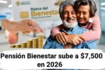 Pensión Bienestar sube a $7,500 en 2026: consulta aquí quién cobra y cuándo