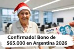 Confirmado! Bono de $65.000 en Argentina 2026: fechas de pago y cómo anotarse ya